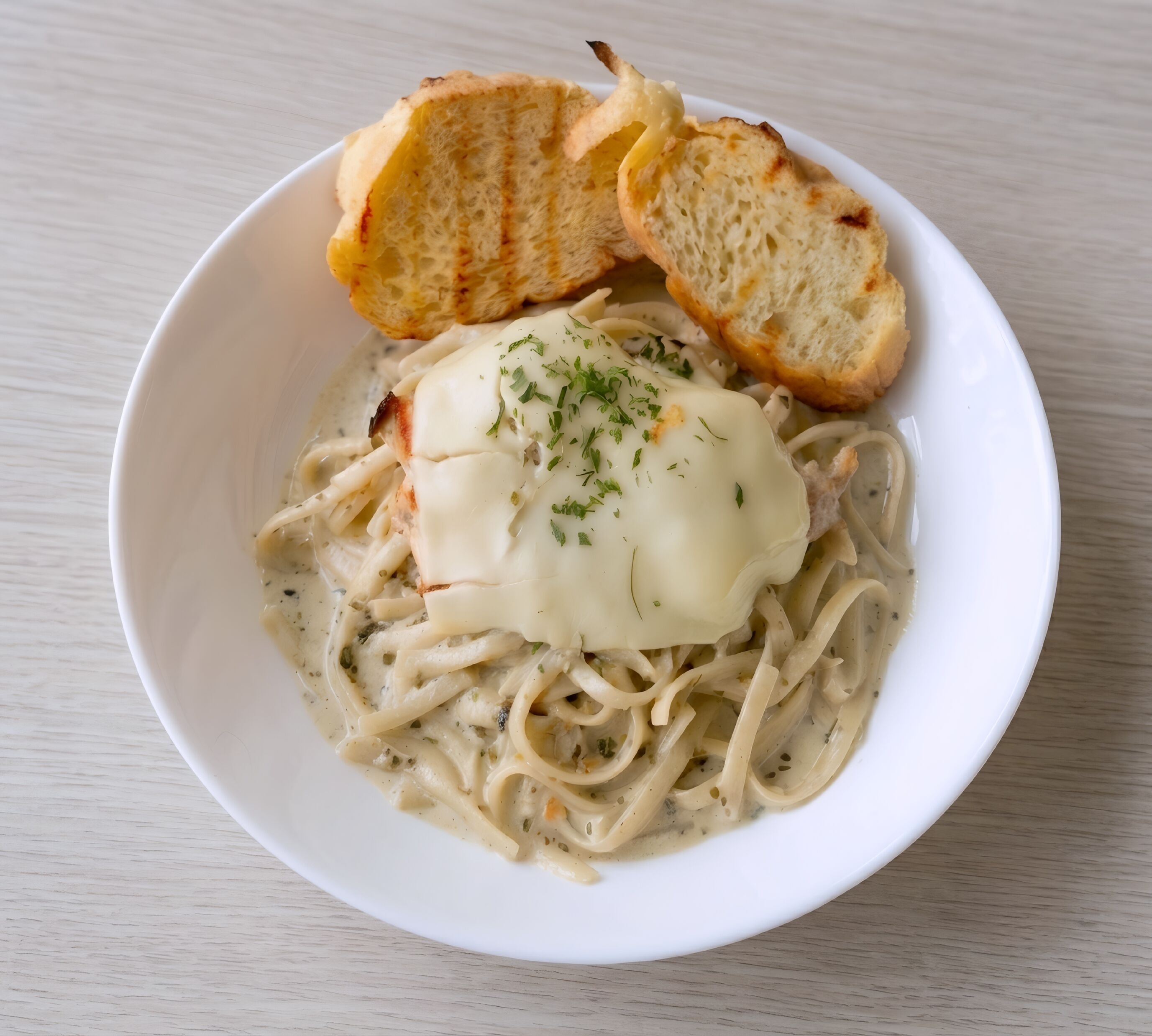 Creamy Cheesy Carbonara pasta at Almers Cafe