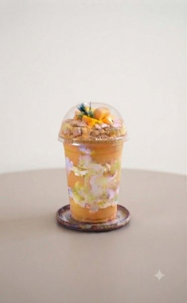 Creamy Mango Graham Smoothie at Almers Cafe